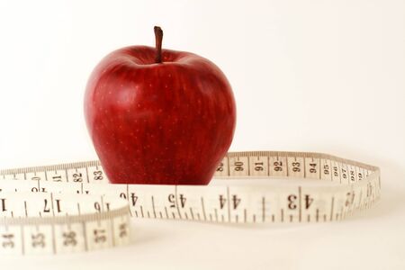 Photo of Fruit and Measuring Tape.の写真素材