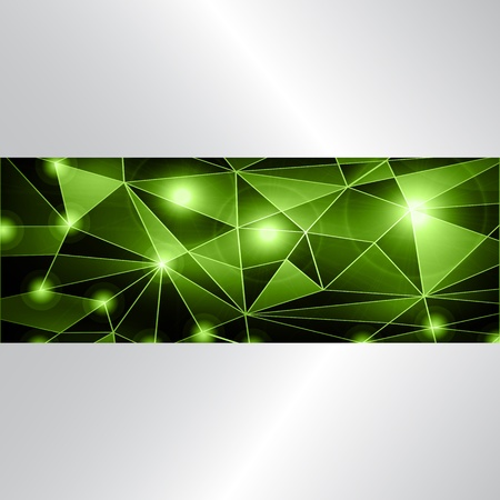 green stylish fantasy background のイラスト素材