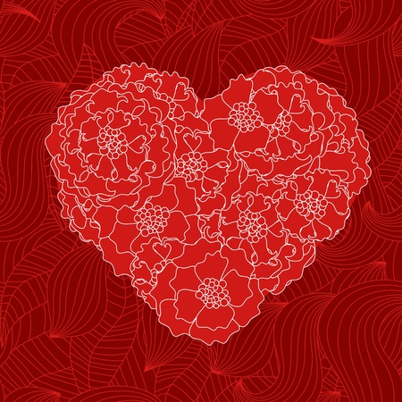 Seamless valentine patternのイラスト素材