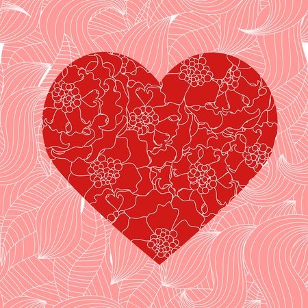 Seamless valentine patternのイラスト素材