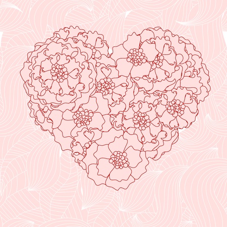 Seamless valentine patternのイラスト素材