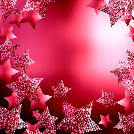 Christmas stars background のイラスト素材
