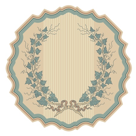 vintage labels set, vector   のイラスト素材