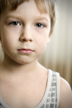 portrait of a beautiful boy の写真素材