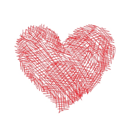 Red heartのイラスト素材