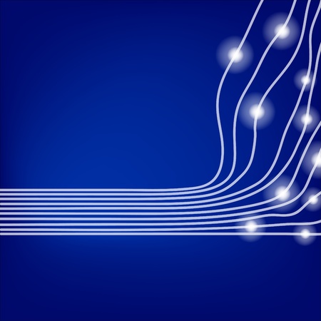 blue optical fibresのイラスト素材