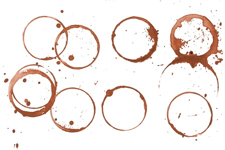 Coffee stains の写真素材