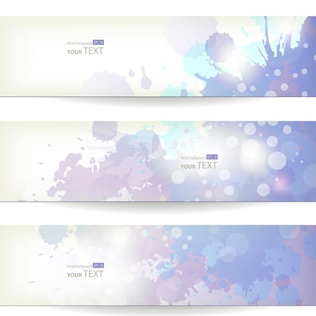 background with splashes of colors of blue and purpleのイラスト素材