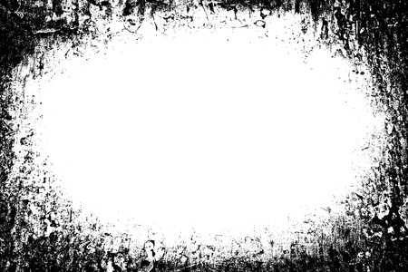 black and white grunge framesの写真素材