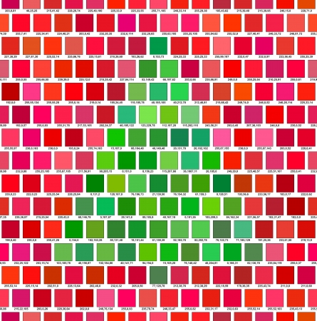 palette of red and green colors, the Christmas treeのイラスト素材