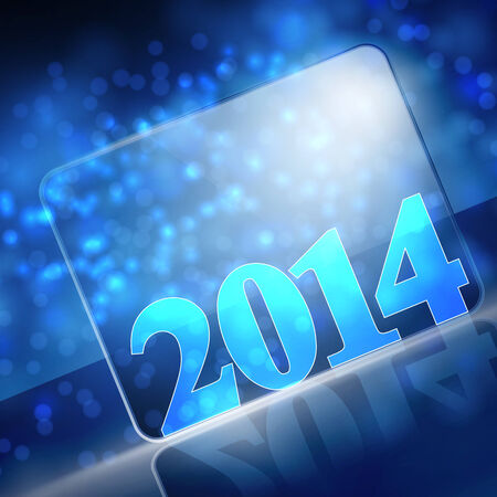 vector new year 2014 beautiful designのイラスト素材