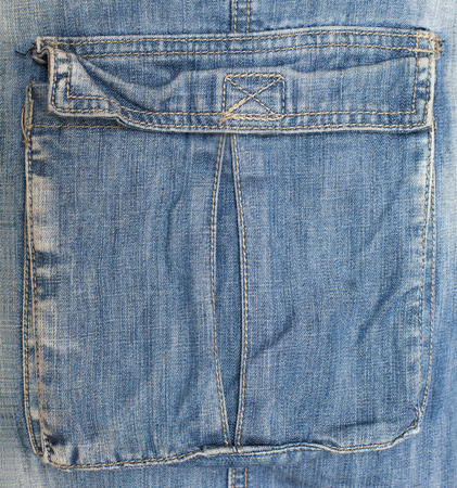 blue jeans pocket closeupの写真素材
