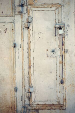 old grunge rusty zinc wallの写真素材