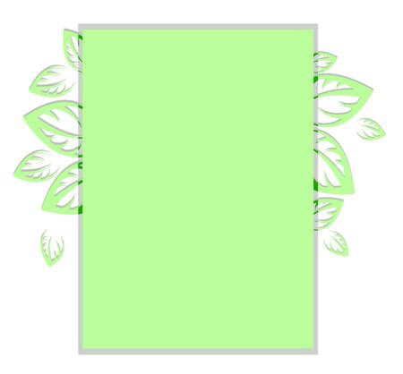 vector illustration of green summer background のイラスト素材