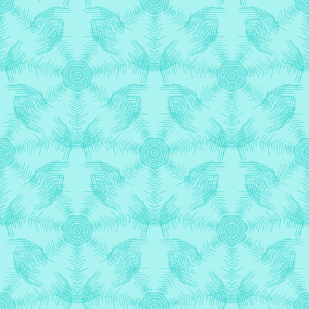 illustration of blue abstract seamless background.