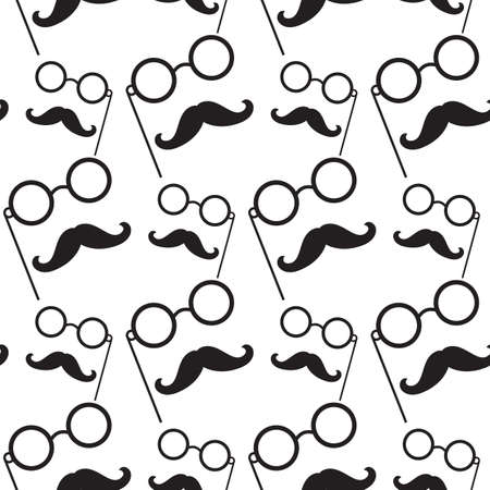 Glasses and mustacheのイラスト素材