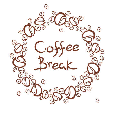 Coffee break frameの写真素材