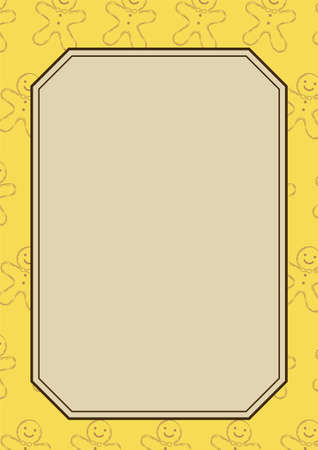 Sweets pattern cardのイラスト素材