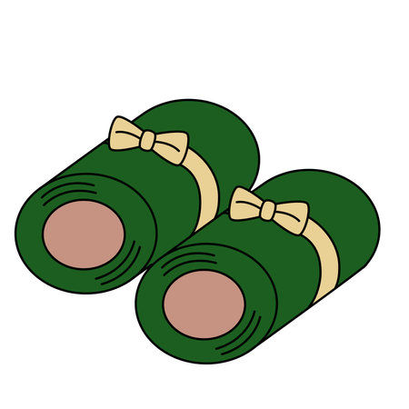 Japanese new year dish vector illustrationのイラスト素材