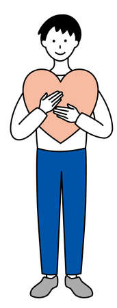 simple,familiy vector illustrationのイラスト素材