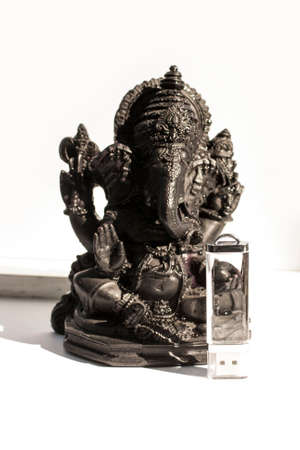 figurine of Ganeshaの写真素材