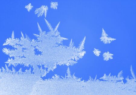 Frosty natural pattern の写真素材