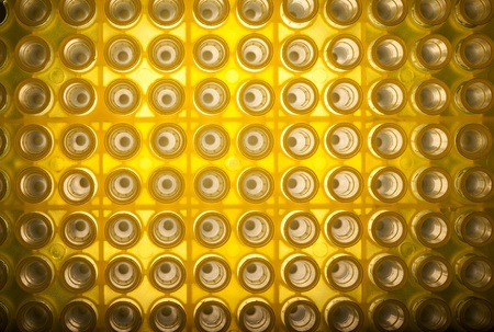 Abstract background of disposable tips for automatic pipetteの写真素材