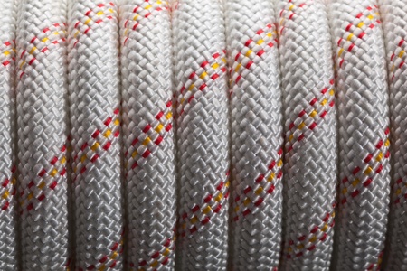 Close-up of thick nylon rope bunch
の写真素材