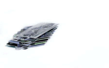 Stack of credit cards
