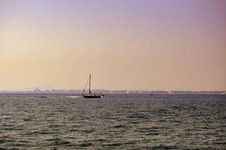 ship at sea