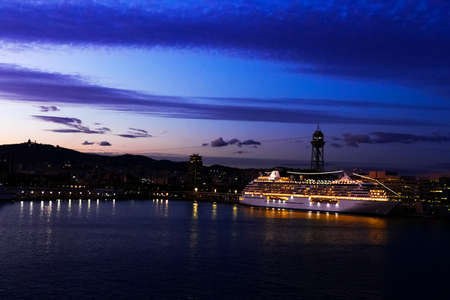 Night bayの写真素材