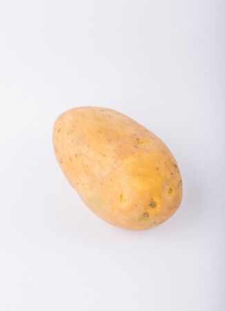 Potato isolated on a white background, studio shotの写真素材