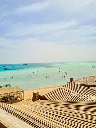 wooden pier on the beach