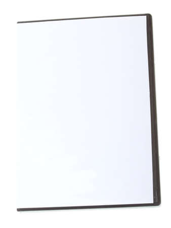 Blank DVD CD Game case isolated on whiteの写真素材