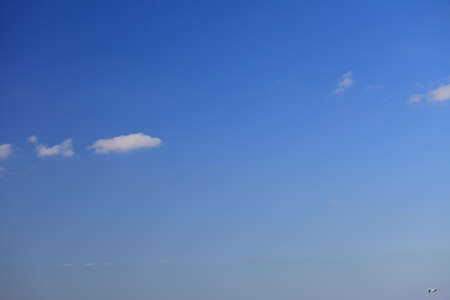 cloud in blue sky nobody nature backgroundの写真素材