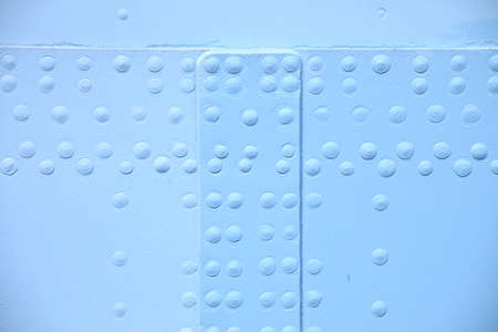 steel blue background bolt, outdoor nobody textureの写真素材