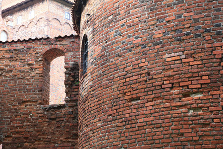 Poland old castle Nidzica old teutonic