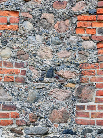Stone laying brick and stone outdoor background textureの写真素材