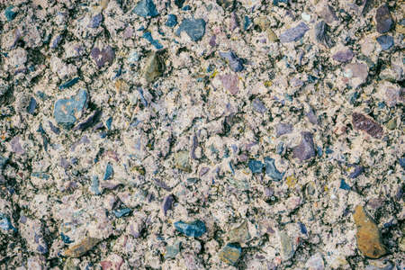 Gray grunge wall stone background or texture solid rockの写真素材