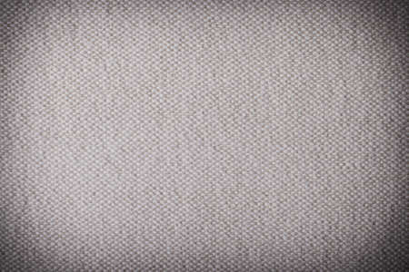 Closeup gray fabric woven material as texture pattern background or backdropの写真素材