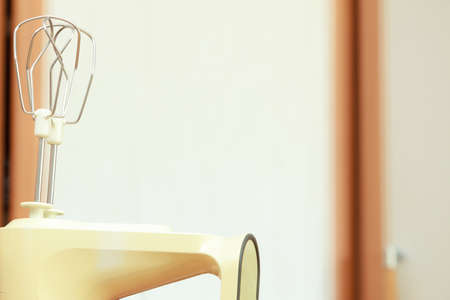 Close up of part mixer kitchenware blender machine. Preparing food meal concept.の写真素材