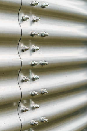 Detailed sheet made of metal pattern background. Close up industrial textures concept.の写真素材