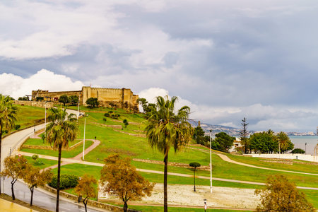 Sohail Castle in Fuengirola, Malaga Spain. Tourist attraction. Holidays on Costa del Sol.