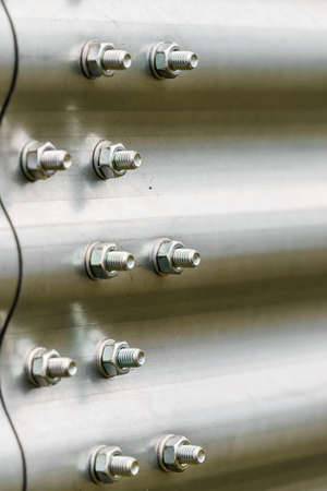 Detailed sheet made of metal pattern background. Close up industrial textures concept.の写真素材