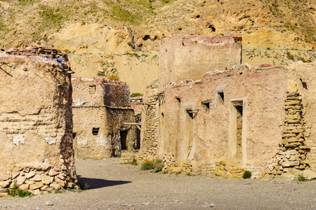 Movie location, film village El Chorrillo in Sierra Alhamilla, Spain. Tourist attraction