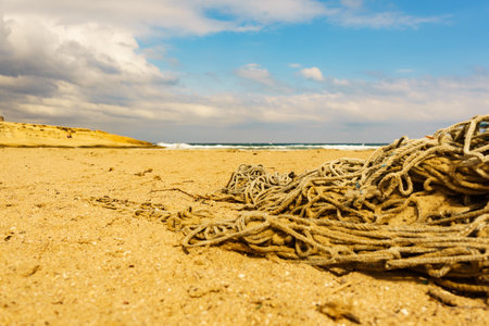 Seascape. Beach El Playazo, Cabo de Gata, province Almerの写真素材
