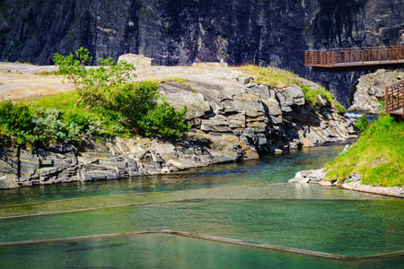 Trollstigen center area, Trollstigveien Plateau, Norway Europe