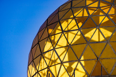 Dome on the roof. Architecture detail.の写真素材