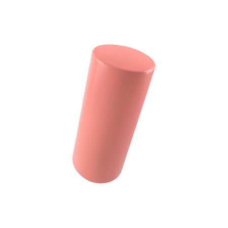 Vector 3d cylinder. Realistic isolated 3d object.のイラスト素材