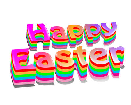 Easter type textのイラスト素材